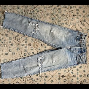 Levi’s jeans raw hem